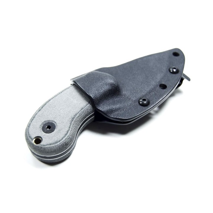 COUTEAU DE COMBAT TACTICAL SURVIE TOPS KNIVES Wolf Pup Compact Fixed Blade Knife + Sheath COUTEAU TOPS KNIVES MADE IN USA TP10