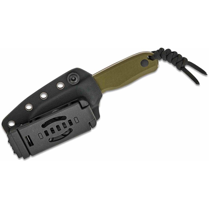 Couteau Kizer Drop Bear Fixed Lame Sheepsfoot Acier AEB-L Manche G10 Green Etui Kydex KI1093A1- Livraison Gratuite