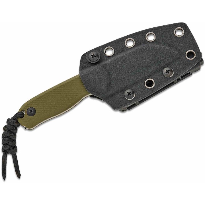 Couteau Kizer Drop Bear Fixed Lame Sheepsfoot Acier AEB-L Manche G10 Green Etui Kydex KI1093A1- Livraison Gratuite