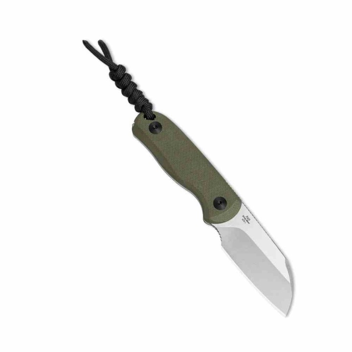 Couteau Kizer Drop Bear Fixed Lame Sheepsfoot Acier AEB-L Manche G10 Green Etui Kydex KI1093A1- Livraison Gratuite