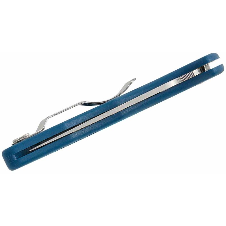 Couteau Spyderco Delica 4 Manche FRN Bleu Cobalt Lame Acier CPM SPY27 Lockback Made in Japan SC11PCBL - Livraison Gratuite