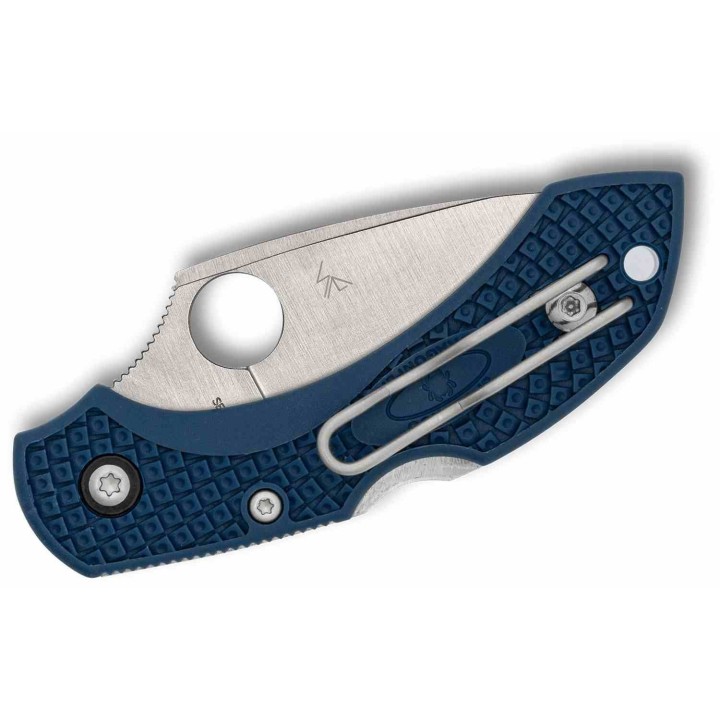 Couteau Spyderco Dragonfly 2 Cobalt Manche FRN Bleu Lame Acier CPM SPY27 Lockback Made Japan SC28PCBL2 - Livraison Gratuite