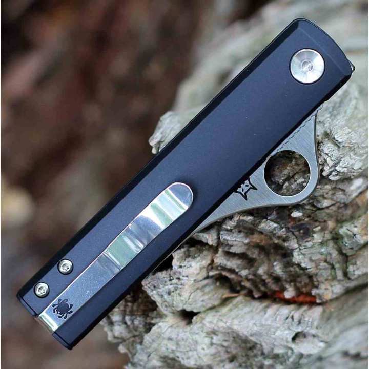 Couteau Spyderco Essenza Manche Aluminium Lame Acier N690Co Linerlock Made in Italy SC272ALBKP - Livraison Gratuite