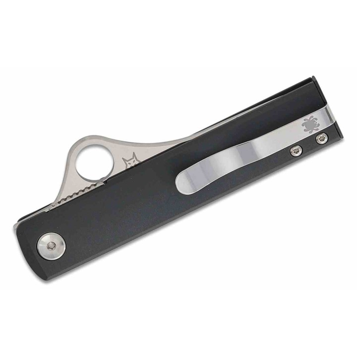 Couteau Spyderco Essenza Manche Aluminium Lame Acier N690Co Linerlock Made in Italy SC272ALBKP - Livraison Gratuite