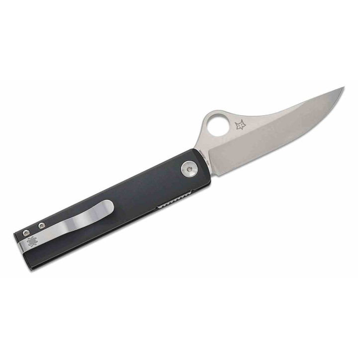 Couteau Spyderco Essenza Manche Aluminium Lame Acier N690Co Linerlock Made in Italy SC272ALBKP - Livraison Gratuite
