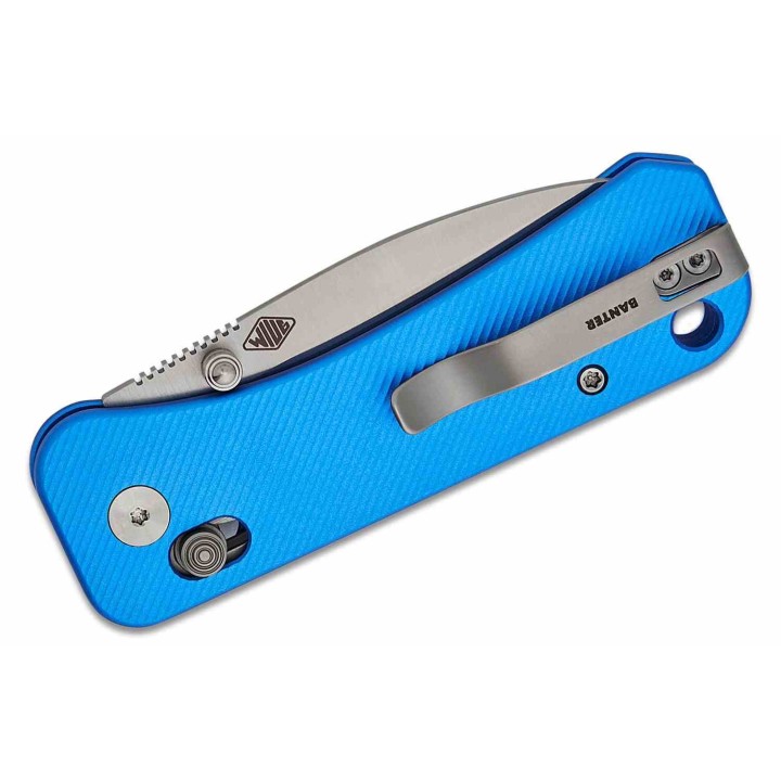 Couteau WE Knife Banter 2 Crossbar Manche Alu Bleu Lame Acier S35VN KIVT WE230751 - Livraison Gratuite
