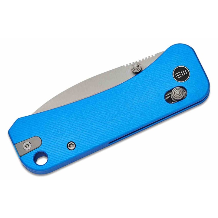 Couteau WE Knife Banter 2 Crossbar Manche Alu Bleu Lame Acier S35VN KIVT WE230751 - Livraison Gratuite