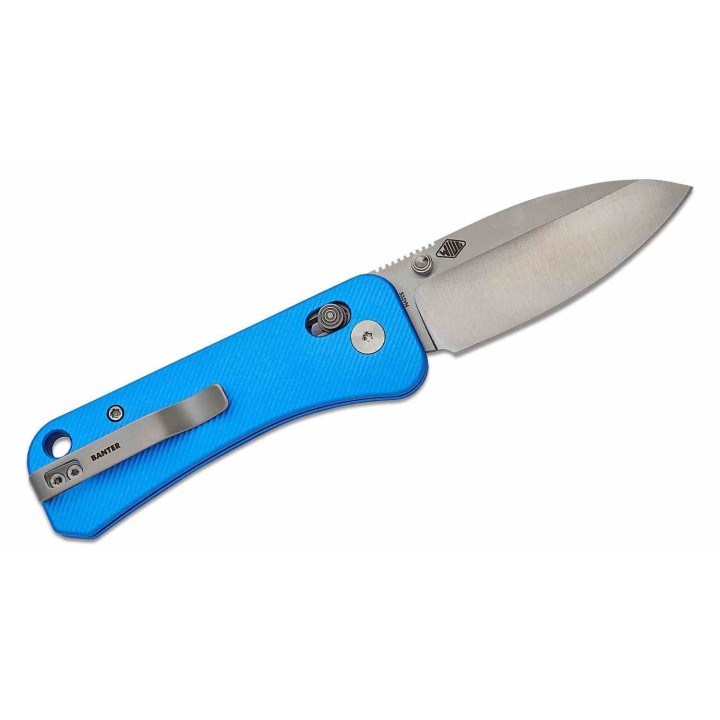 Couteau WE Knife Banter 2 Crossbar Manche Alu Bleu Lame Acier S35VN KIVT WE230751 - Livraison Gratuite