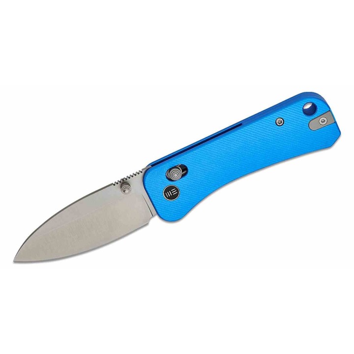 Couteau WE Knife Banter 2 Crossbar Manche Alu Bleu Lame Acier S35VN KIVT WE230751 - Livraison Gratuite