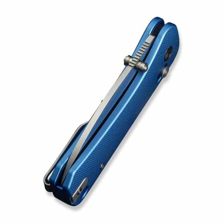 Couteau WE Knife Banter 2 Crossbar Manche Alu Bleu Lame Acier S35VN KIVT WE230751 - Livraison Gratuite