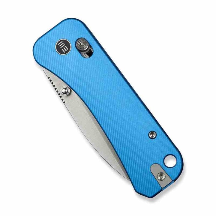 Couteau WE Knife Banter 2 Crossbar Manche Alu Bleu Lame Acier S35VN KIVT WE230751 - Livraison Gratuite