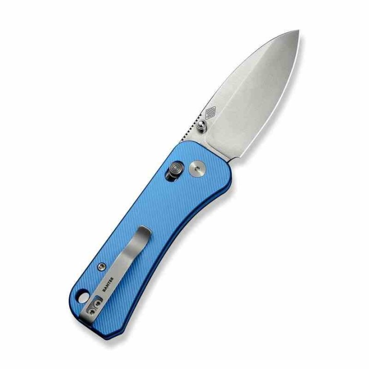 Couteau WE Knife Banter 2 Crossbar Manche Alu Bleu Lame Acier S35VN KIVT WE230751 - Livraison Gratuite