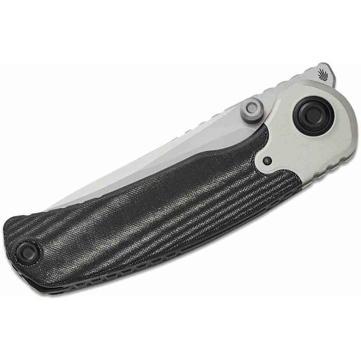 Couteau Kizer X-Series PIONEER Manche Micarta Noir/Alu Lame Drop Point Acier Nitro-V Clip ZXFK03A6 - Livraison Gratuite