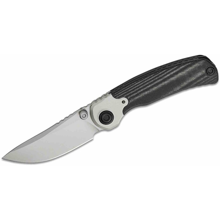 Couteau Kizer X-Series PIONEER Manche Micarta Noir/Alu Lame Drop Point Acier Nitro-V Clip ZXFK03A6 - Livraison Gratuite