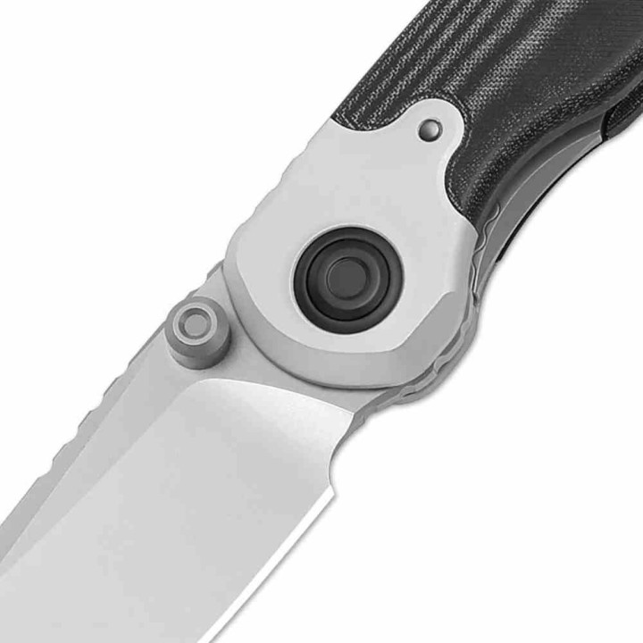 Couteau Kizer X-Series PIONEER Manche Micarta Noir/Alu Lame Drop Point Acier Nitro-V Clip ZXFK03A6 - Livraison Gratuite