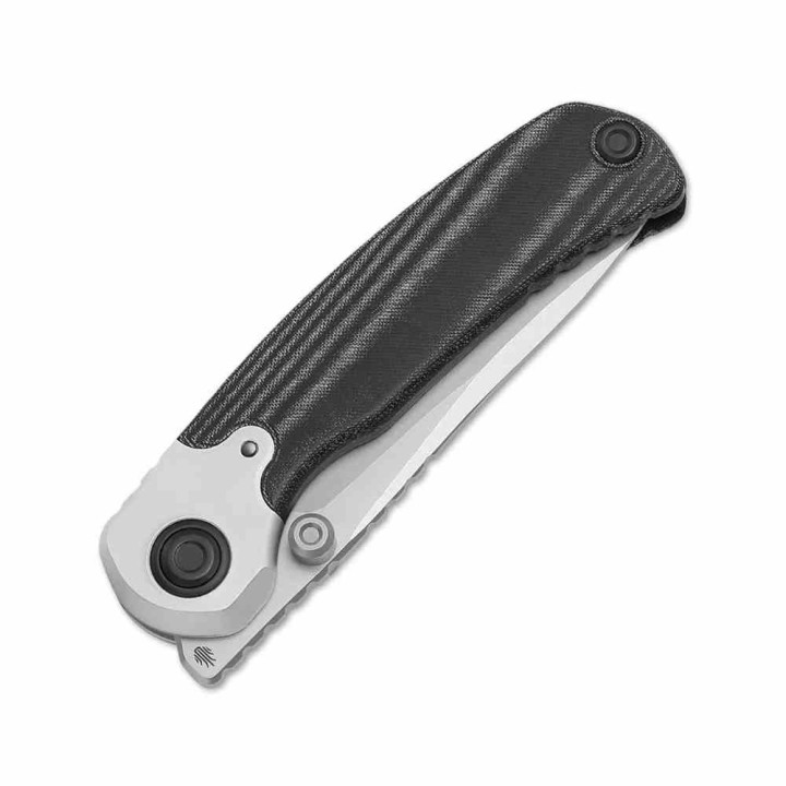 Couteau Kizer X-Series PIONEER Manche Micarta Noir/Alu Lame Drop Point Acier Nitro-V Clip ZXFK03A6 - Livraison Gratuite