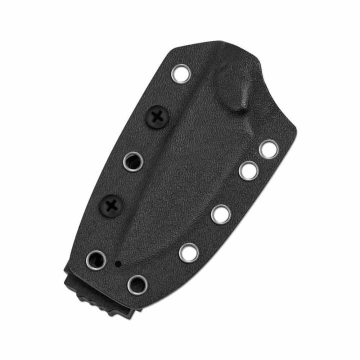 Couteau Kizer ICE BUDDY Lame Drop Point Acier AEB-L Manche Acrylique Transparent Etui Kydex KI1081A4 - Livraison Gratuite