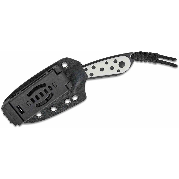 Couteau Kizer ICE BUDDY Lame Drop Point Acier Nitro-V Manche G10 Black & White Etui Kydex KI1081A3 - Livraison Gratuite