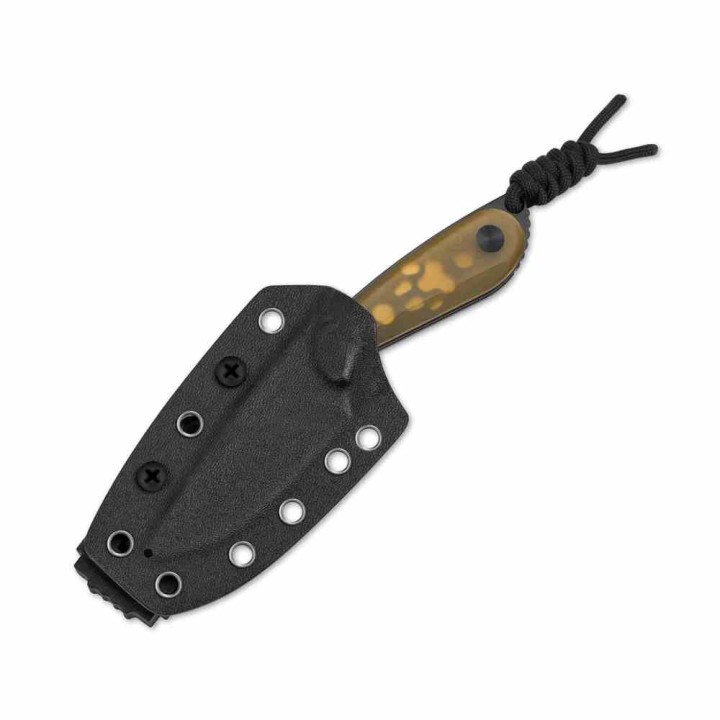 Couteau Kizer ICE BUDDY Lame Drop Point Acier Nitro-V Manche PEI Yellow Etui Kydex KI1081A1 - Livraison Gratuite