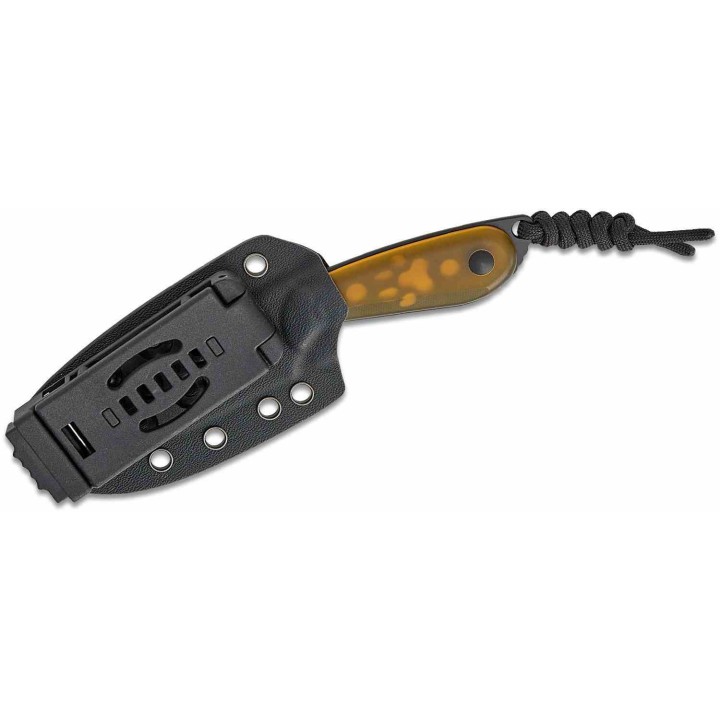 Couteau Kizer ICE BUDDY Lame Drop Point Acier Nitro-V Manche PEI Yellow Etui Kydex KI1081A1 - Livraison Gratuite