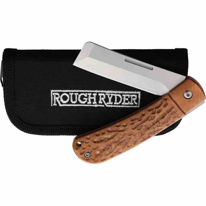 Couteau Rough Ryder Apta Modern Slip Joint Plier Lame Cleaver Acier VG-10 Manche Cuivre RR2283 - Livraison Gratuite