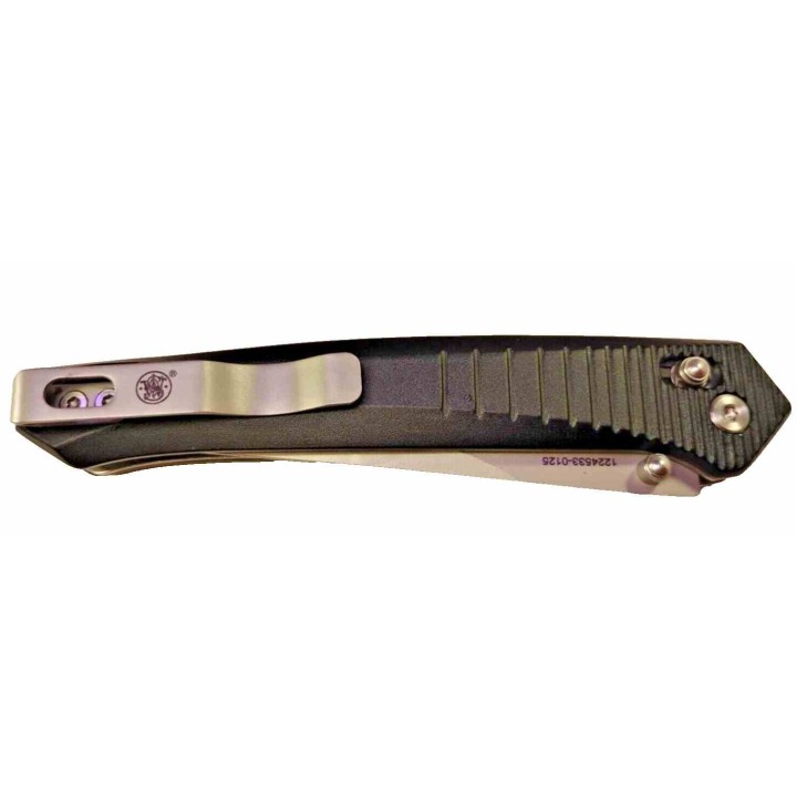 Couteau Smith & Wesson Special Ops Lame Drop Point Acier 8Cr13MoV Manche Aluminium Crossbar Lock SW1225101 - Livraison Gratuite
