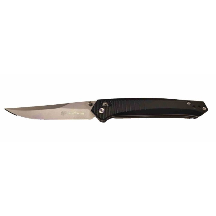 Couteau Smith & Wesson Special Ops Lame Drop Point Acier 8Cr13MoV Manche Aluminium Crossbar Lock SW1225101 - Livraison Gratuite