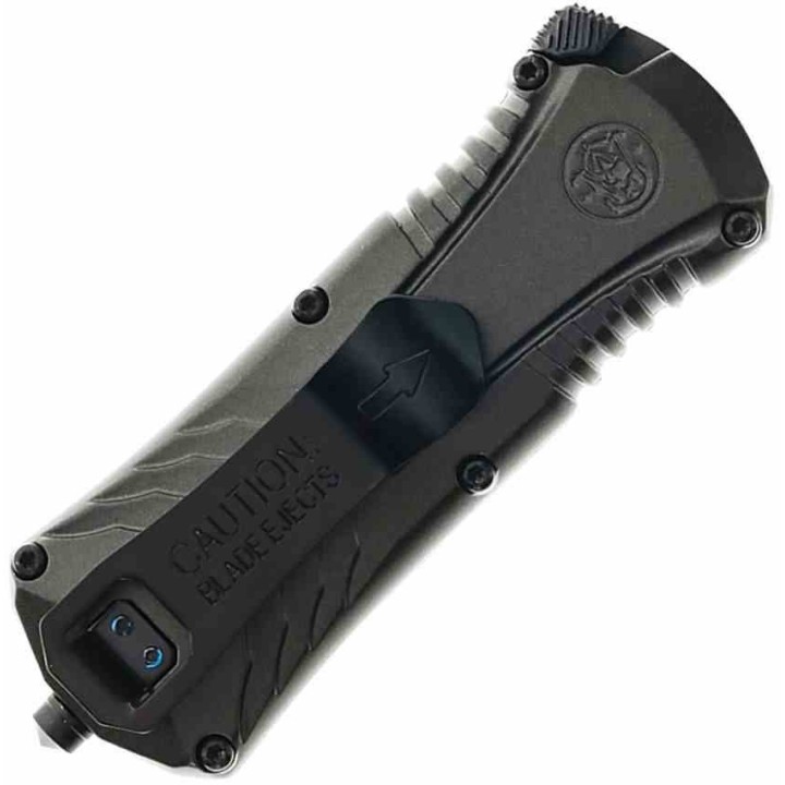 Couteau Smith&Wesson M&P OTF Compact Automatique Lame Spear Point Acier AUS-8 Manche Alu SW1219171 - Livraison Gratuite