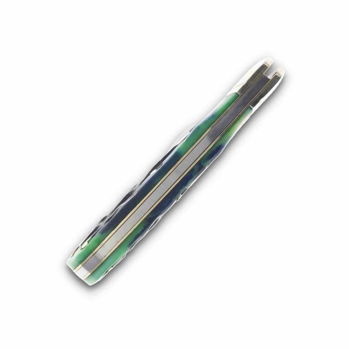 Couteau Rough Rider Bluegill Slip Joint Lame Acier 440 Manche Os Jigged Cotton Sampler RR2637 - Livraison Gratuite