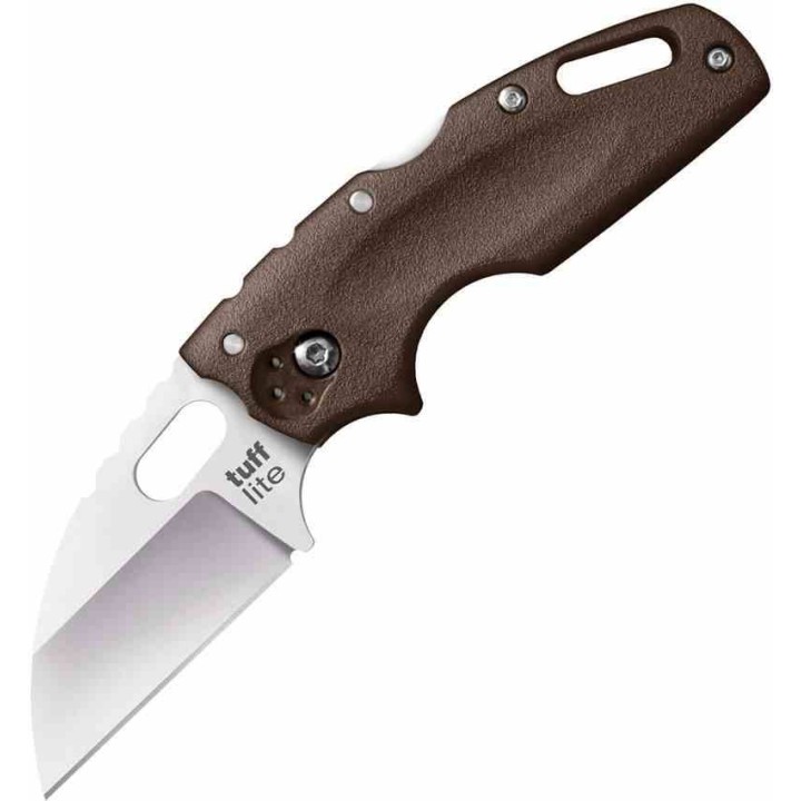 Couteau Cold Steel Tuff Lite Flat Dark Earth Lame Acier AUS-8 Poignée Griv-Ex Lockback Clip CS20LTF - Livraison Gratuite
