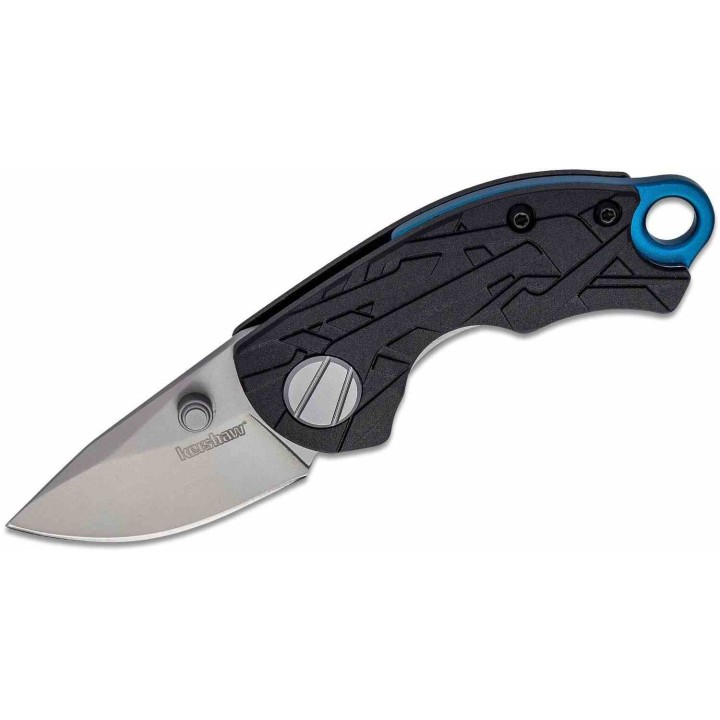 Couteau Kershaw After Effect Lame Drop Point Acier 8Cr13MoV Manche GFN Noir Linerlock KS1180 - Livraison Gratuite