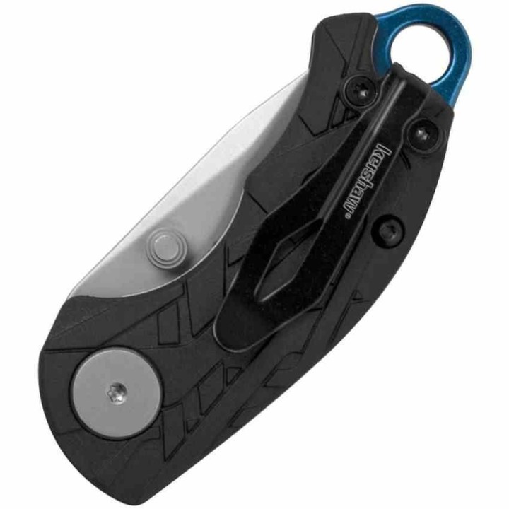 Couteau Kershaw After Effect Lame Drop Point Acier 8Cr13MoV Manche GFN Noir Linerlock KS1180 - Livraison Gratuite
