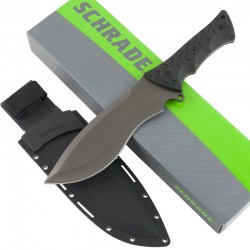 Couteau de Survie Schrade Little Ricky Acier 8Cr13MoV Manche FRN Etui Kydex SCHF28 - Livraison Gratuite