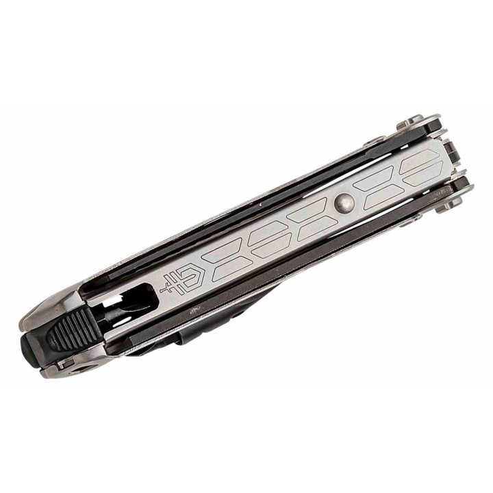 Pince Outil Multifonction Gerber Dual-Force Lame Acier Argent et Noir Tournevis Scie Etui Tissu G1721 - Livraison Gratuite
