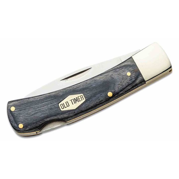 Couteau Schrade Old Timer 5OTH Heritage Series Bruin Lame Acier D2 Manche Bois Lockback SCH1135989 - Livraison Gratuite
