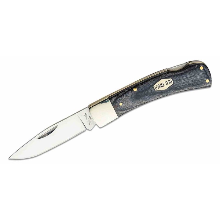 Couteau Schrade Old Timer 5OTH Heritage Series Bruin Lame Acier D2 Manche Bois Lockback SCH1135989 - Livraison Gratuite