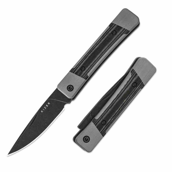Couteau Kizer Little Grand Lame Acier Nitro-V Manche G10/Micarta Slipjoint KIV2670A2 - Livraison Gratuite