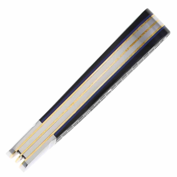 Couteau Rough Rider Black Reserve One Arm Razor Lame Acier 440A Manche Pakkawood Slip Joint RR2568 – Livraison Gratuite