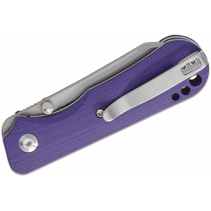 Couteau CIVIVI Crabby Purple Lame Sheepsfoot Acier 14C28N Manche G10 KIVT Linerlock CIVC240552 - Livraison Gratuite