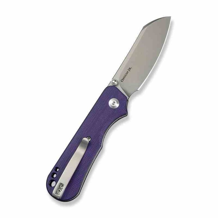 Couteau CIVIVI Crabby Purple Lame Sheepsfoot Acier 14C28N Manche G10 KIVT Linerlock CIVC240552 - Livraison Gratuite