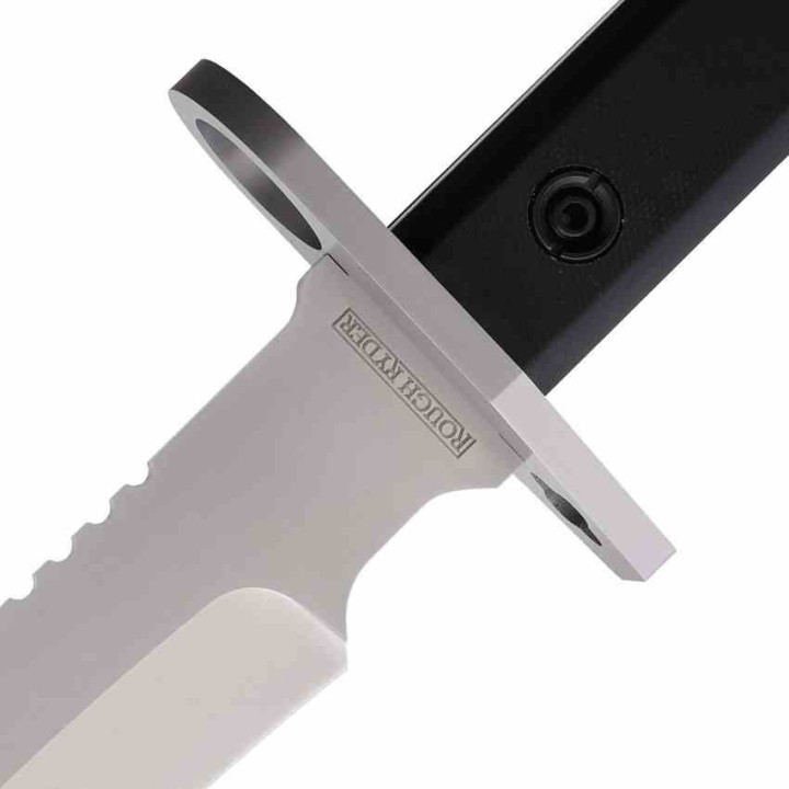 Couteau Rough Ryder Black G-10 Fixed Blade Combat Lame Bayonet Acier Inoxydable RR2609 - Livraison Gratuite