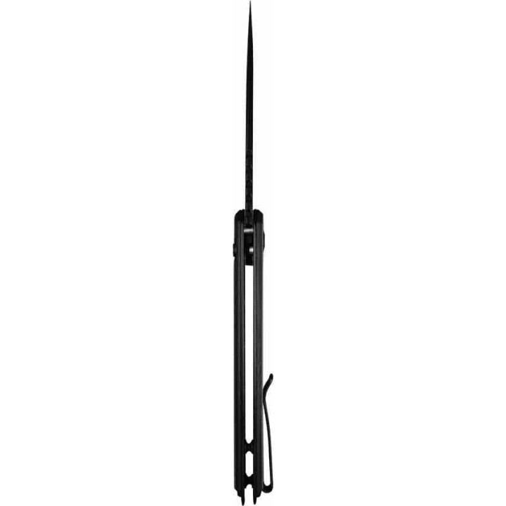 Couteau SENCUT Squiggy Green Lame Drop Point Acier 9Cr18MoV Manche G10 KIVT Button Lock S24082A2 - Livraison Gratuite