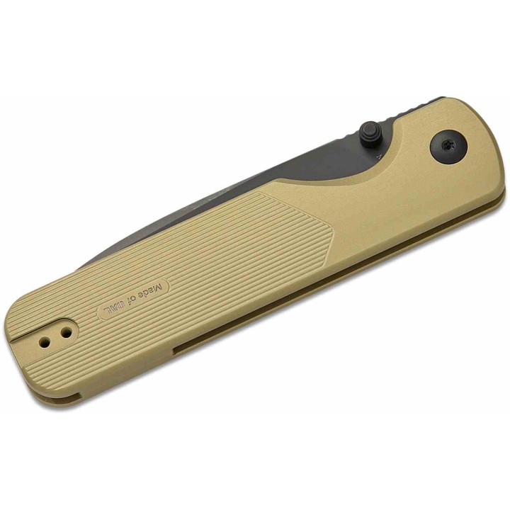 Couteau Oknife Duron Lame Acier Nitro-V Manche Aluminium OAL Super Vert Olive Frame Lock OKNDURONOG Livraison Gratuite