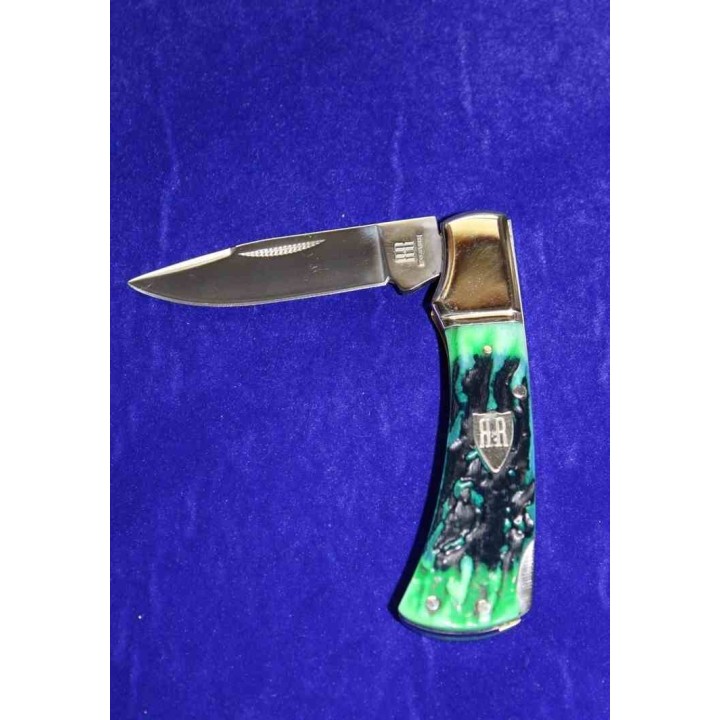 Couteau Rough Rider Bluegill Lame Drop Point Acier 440 Manche Os Back Lock RR2636 - Livraison Gratuite
