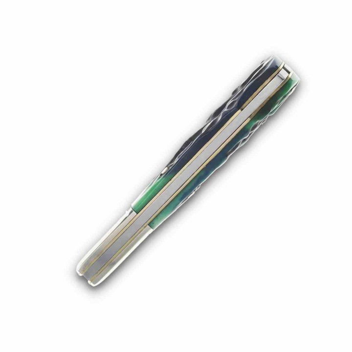 Couteau Rough Rider Bluegill Lame Drop Point Acier 440 Manche Os Back Lock RR2636 - Livraison Gratuite