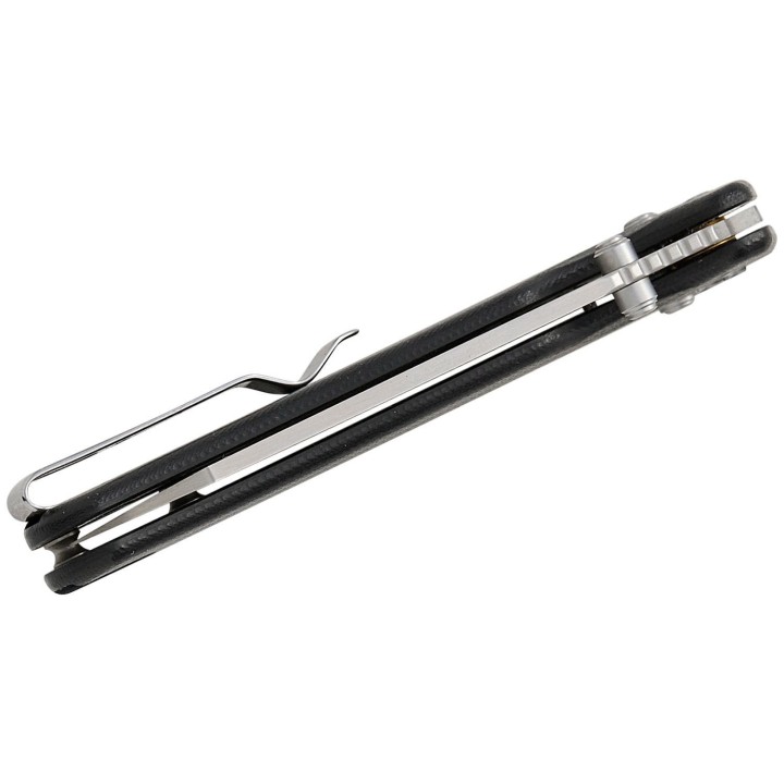 Couteau Bestechman Cicada's Wing Black Lame Acier 10Cr15CoMoV Manche G10 B-Lock BTKMK06K - Livraison Gratuite