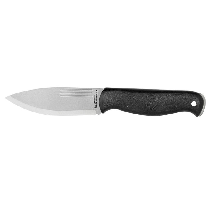 Couteau Condor Ghostlight Lame Acier Carbone 1095 Scandi Manche & Étui Polypropylène Salvador CTK397945HC - Livraison Gratuite
