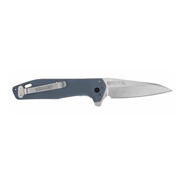 Couteau Gerber Fastball Lame Wharncliffe Acier CPM-MagnaCut Manche Aluminium Bleu Liner Lock USA G1075374 - Livraison Gratuite