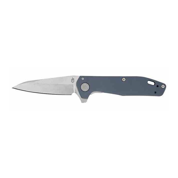 Couteau Gerber Fastball Lame Wharncliffe Acier CPM-MagnaCut Manche Aluminium Bleu Liner Lock USA G1075374 - Livraison Gratuite