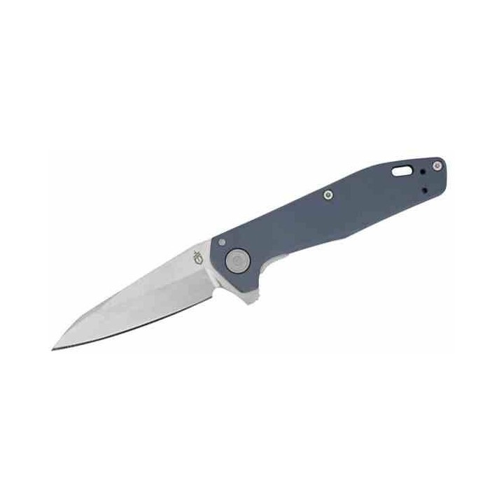 Couteau Gerber Fastball Lame Wharncliffe Acier CPM-MagnaCut Manche Aluminium Bleu Liner Lock USA G1075374 - Livraison Gratuite
